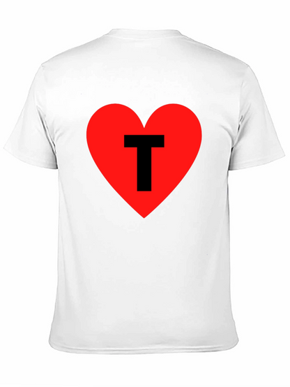 Heart T Graphic Tee - Black