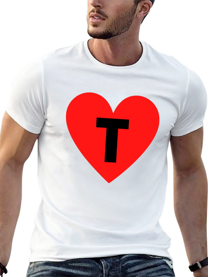 Heart T Graphic Tee - Black