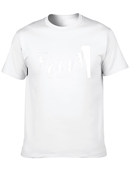Evolution Climbing T-Shirt Black Cotton Tee