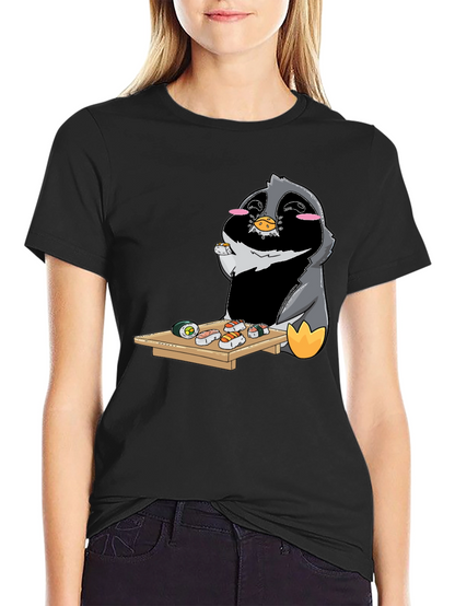Sushi Penguin Graphic Tee