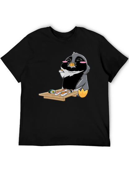Sushi Penguin Graphic Tee