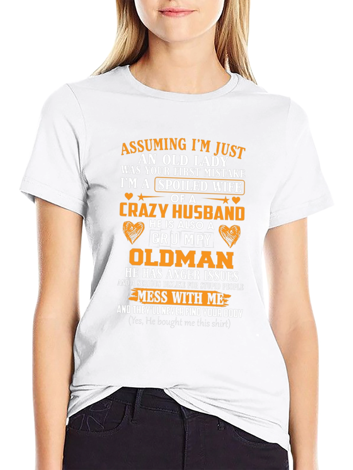 Spoiled Wife Crazy Husband T-Shirt