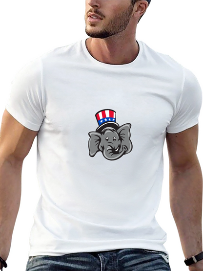 Elephant Political Tee - USA Pride