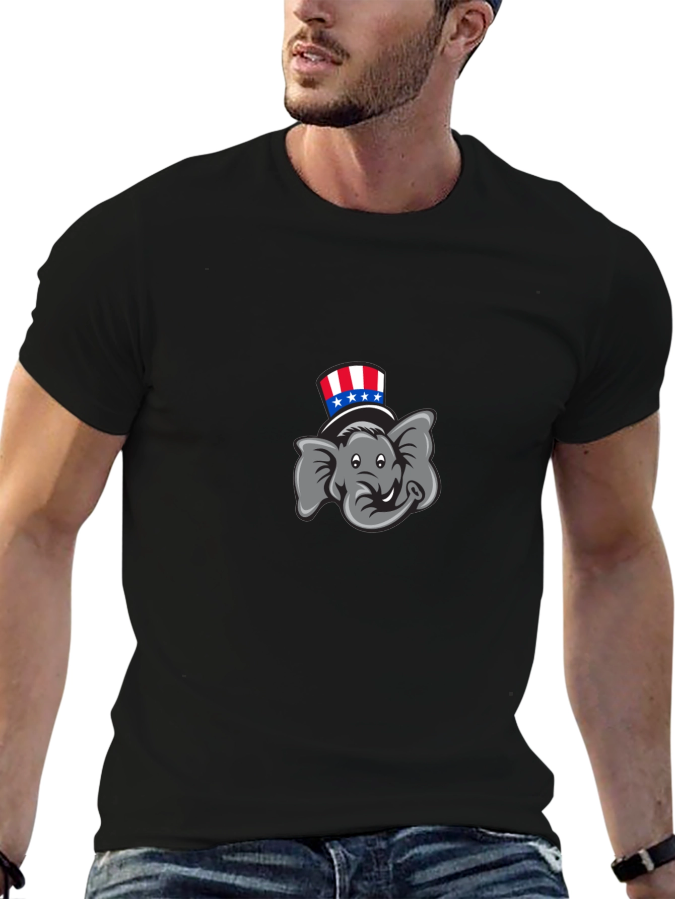 Elephant Political Tee - USA Pride
