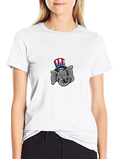 Elephant Political Tee - USA Pride