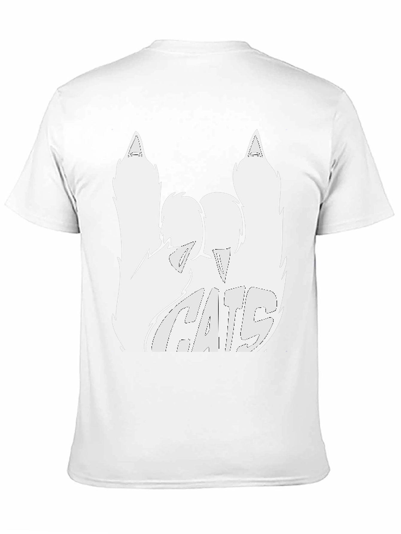 Cats Rock Graphic T-Shirt - Black Cotton Tee