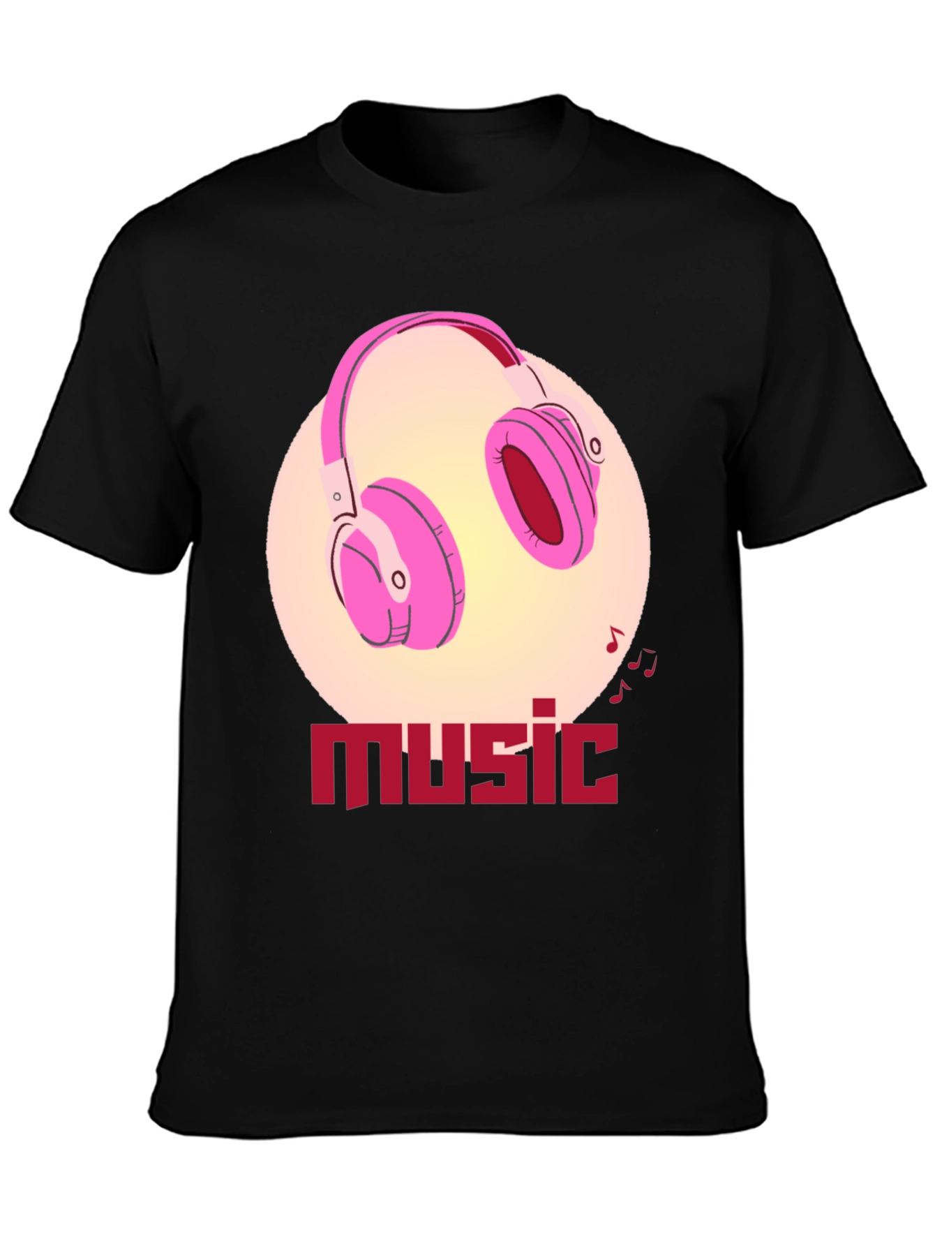 Music Headphones T-Shirt - Stylish Graphic Tee