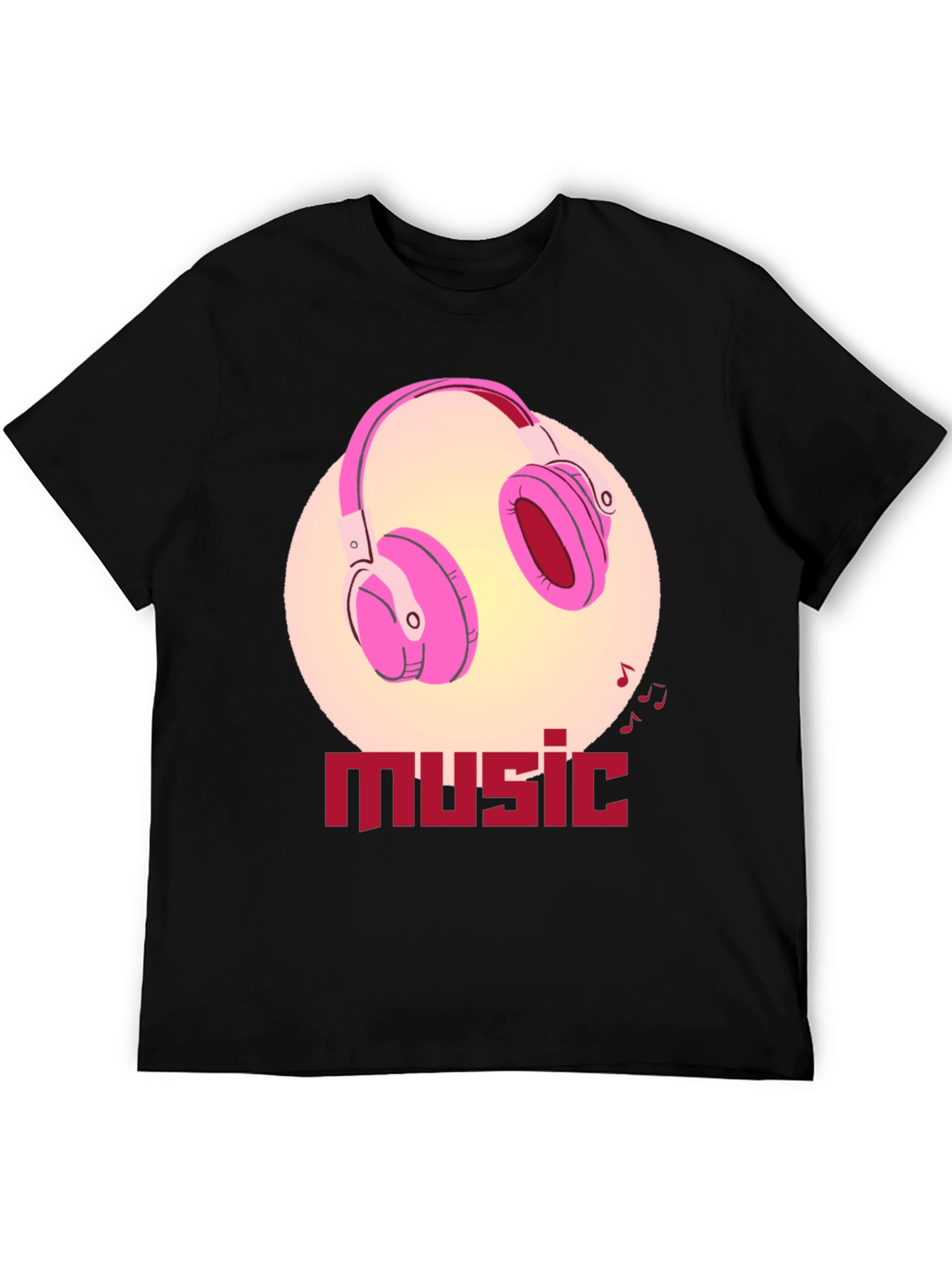 Music Headphones T-Shirt - Stylish Graphic Tee