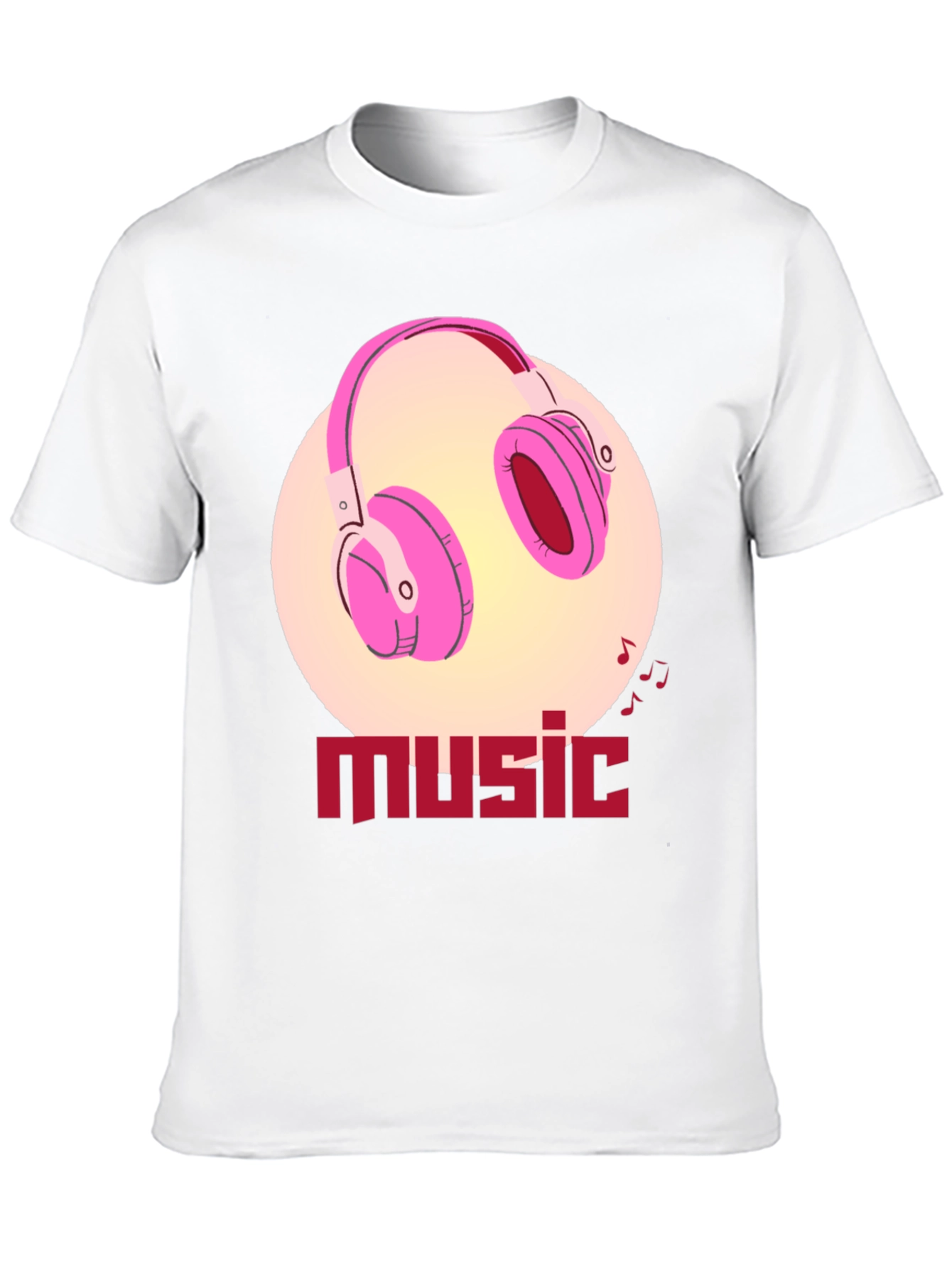Music Headphones T-Shirt - Stylish Graphic Tee