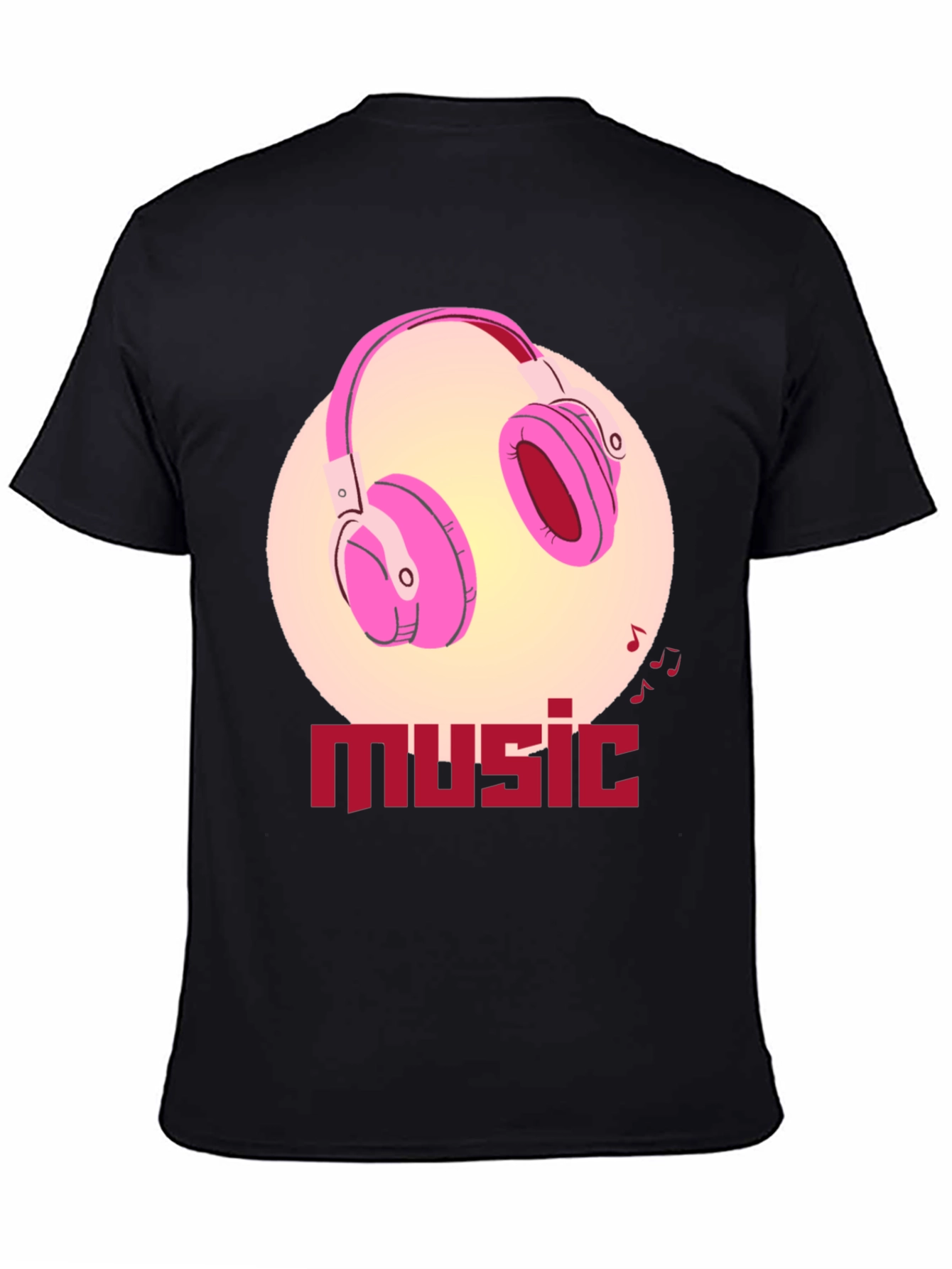 Music Headphones T-Shirt - Stylish Graphic Tee