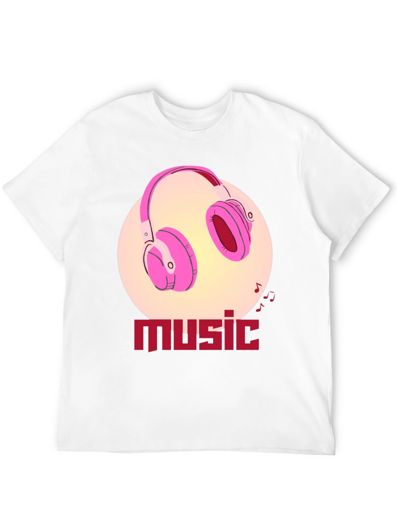 Music Headphones T-Shirt - Stylish Graphic Tee