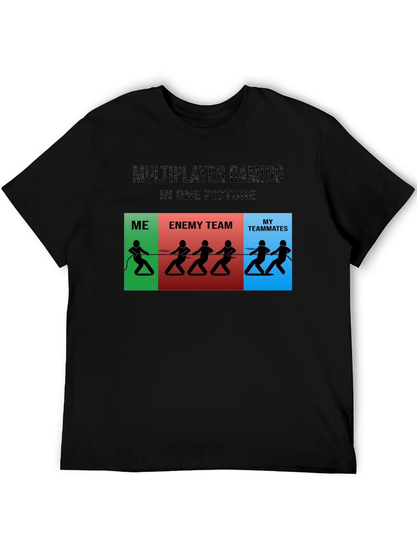 Multiplayer Gaming Funny Graphic T-Shirt