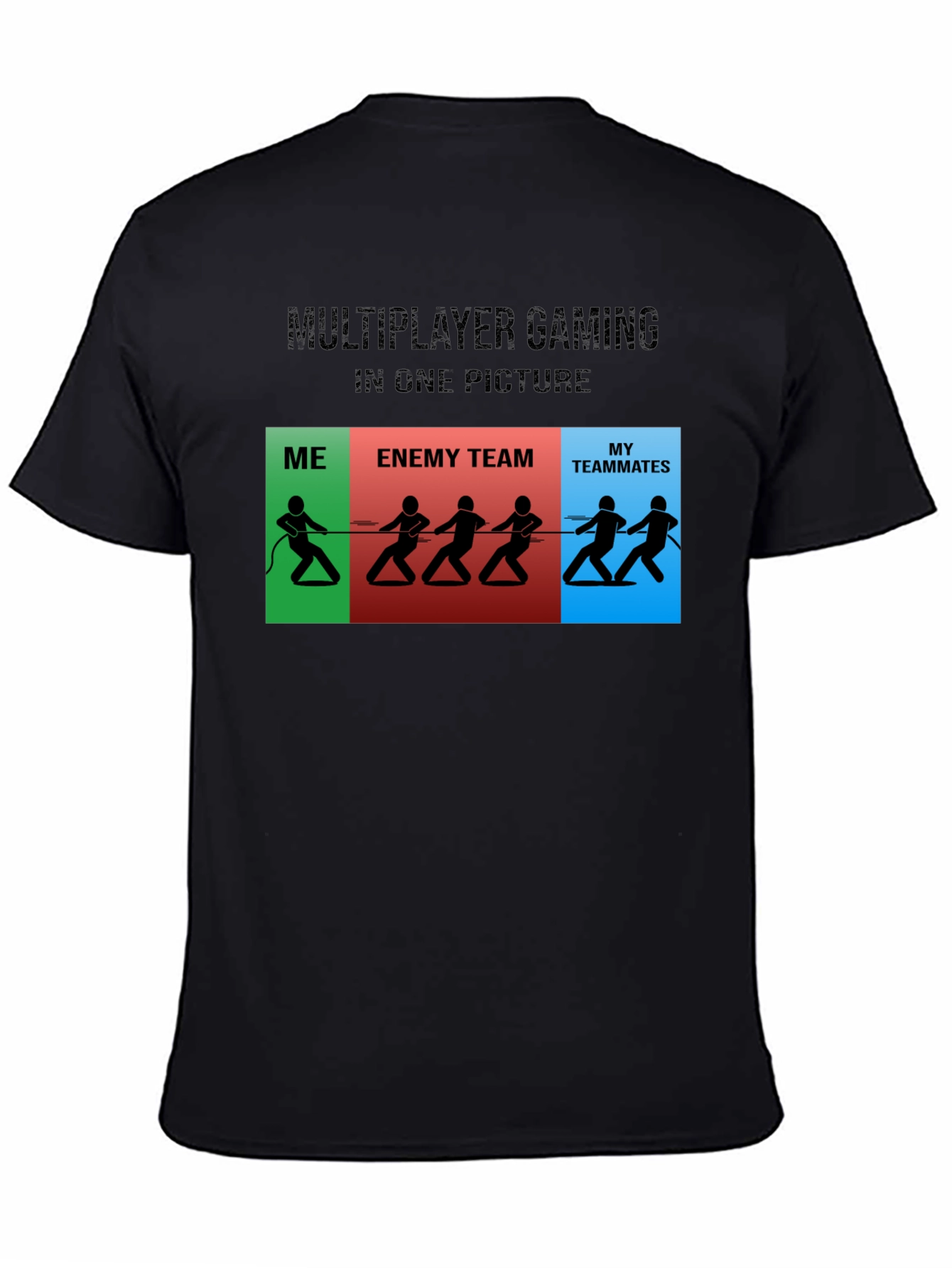 Multiplayer Gaming Funny Graphic T-Shirt