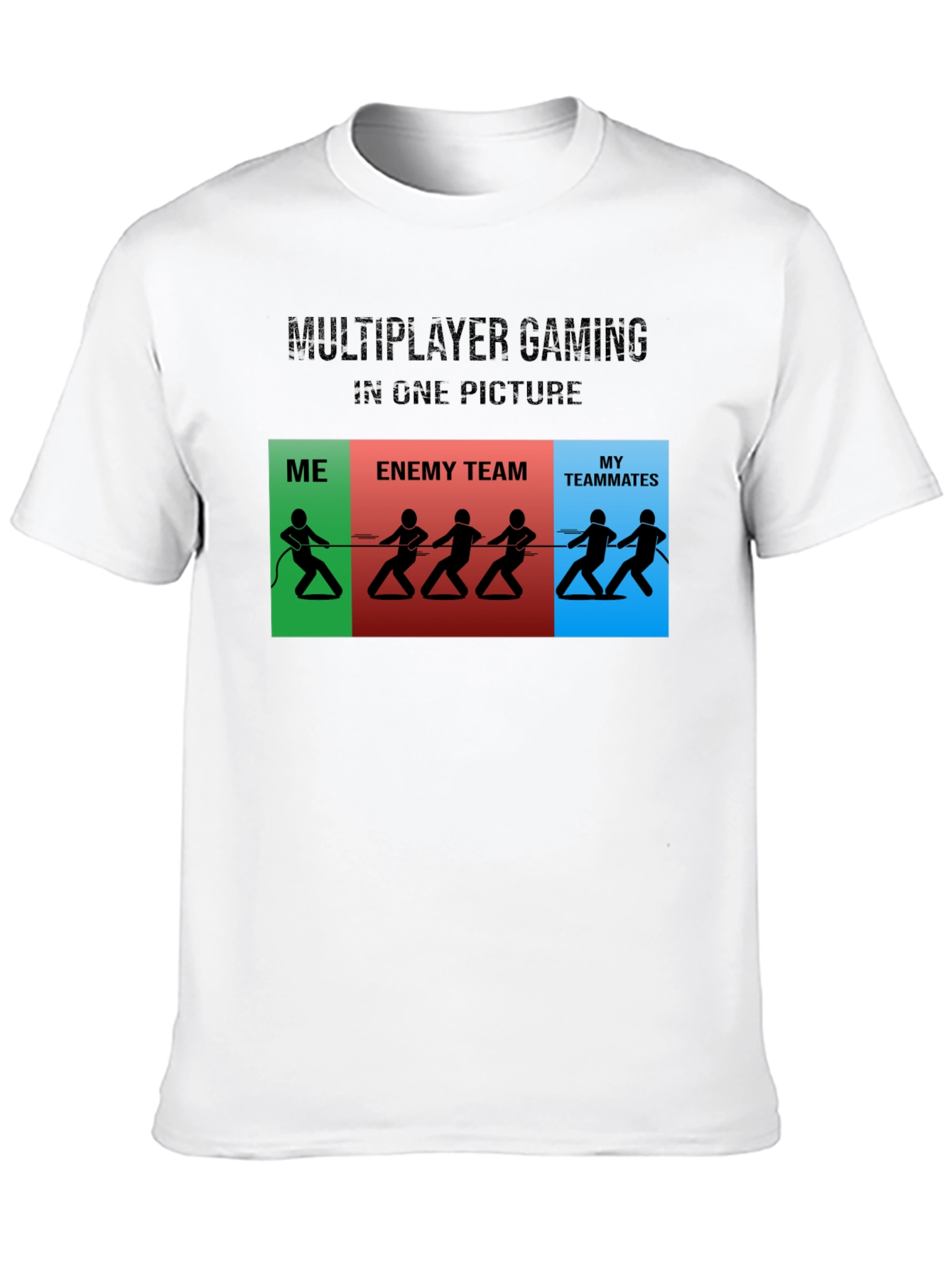 Multiplayer Gaming Funny Graphic T-Shirt