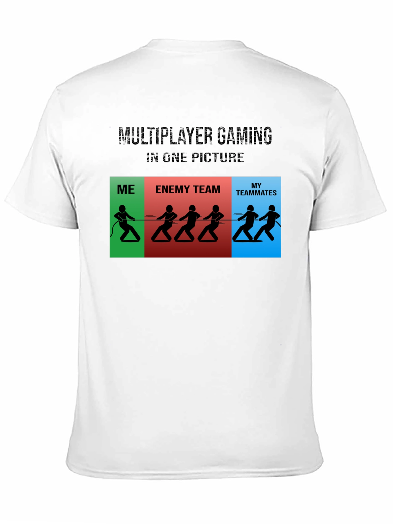 Multiplayer Gaming Funny Graphic T-Shirt