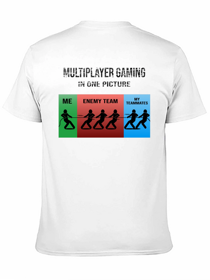 Multiplayer Gaming Funny Graphic T-Shirt