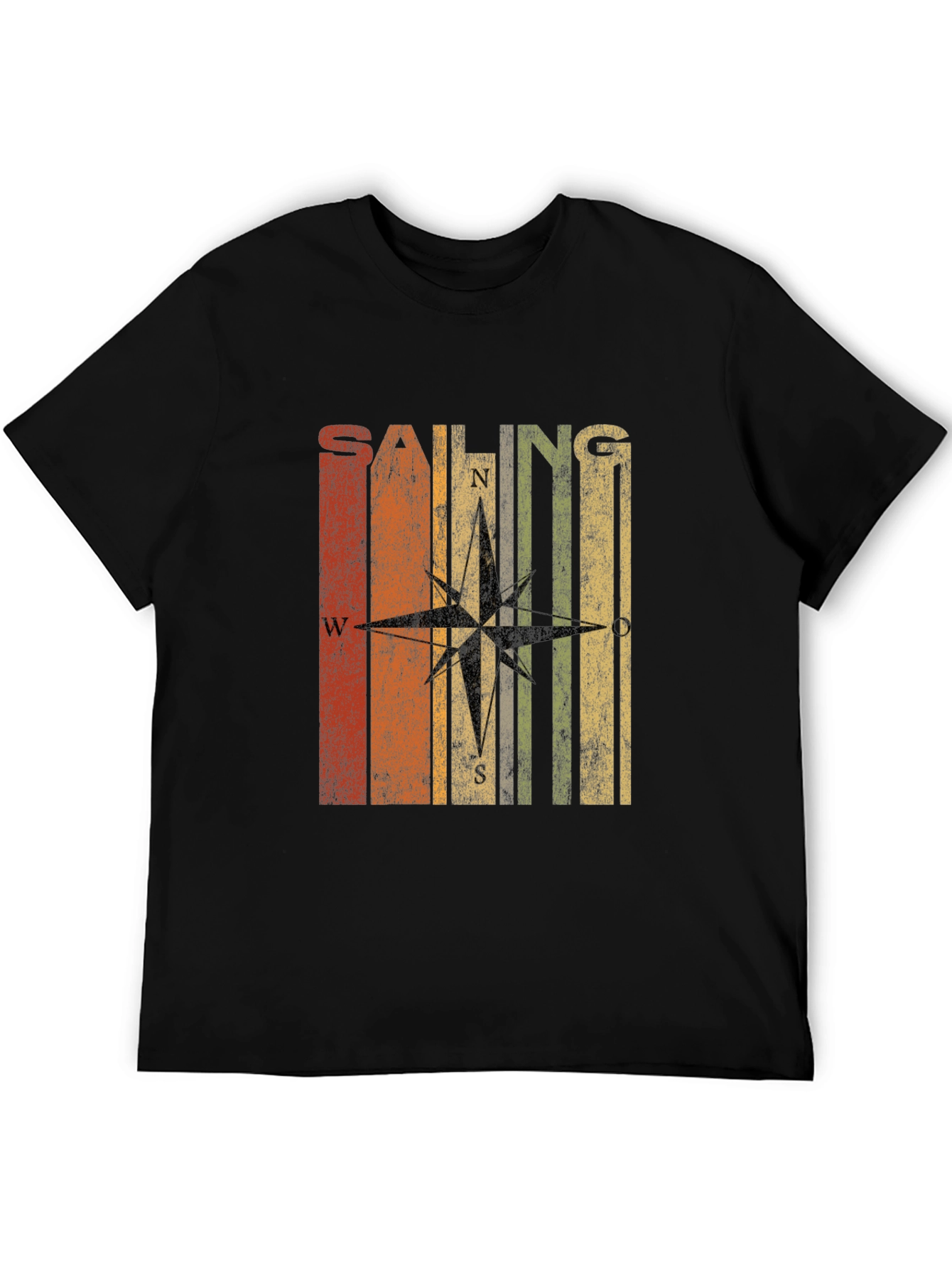 Retro Sailing Compass T-Shirt