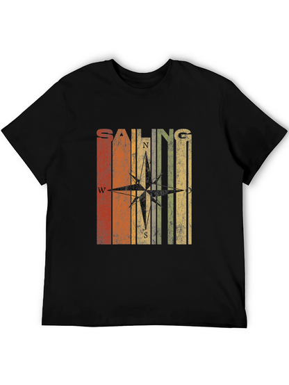 Retro Sailing Compass T-Shirt