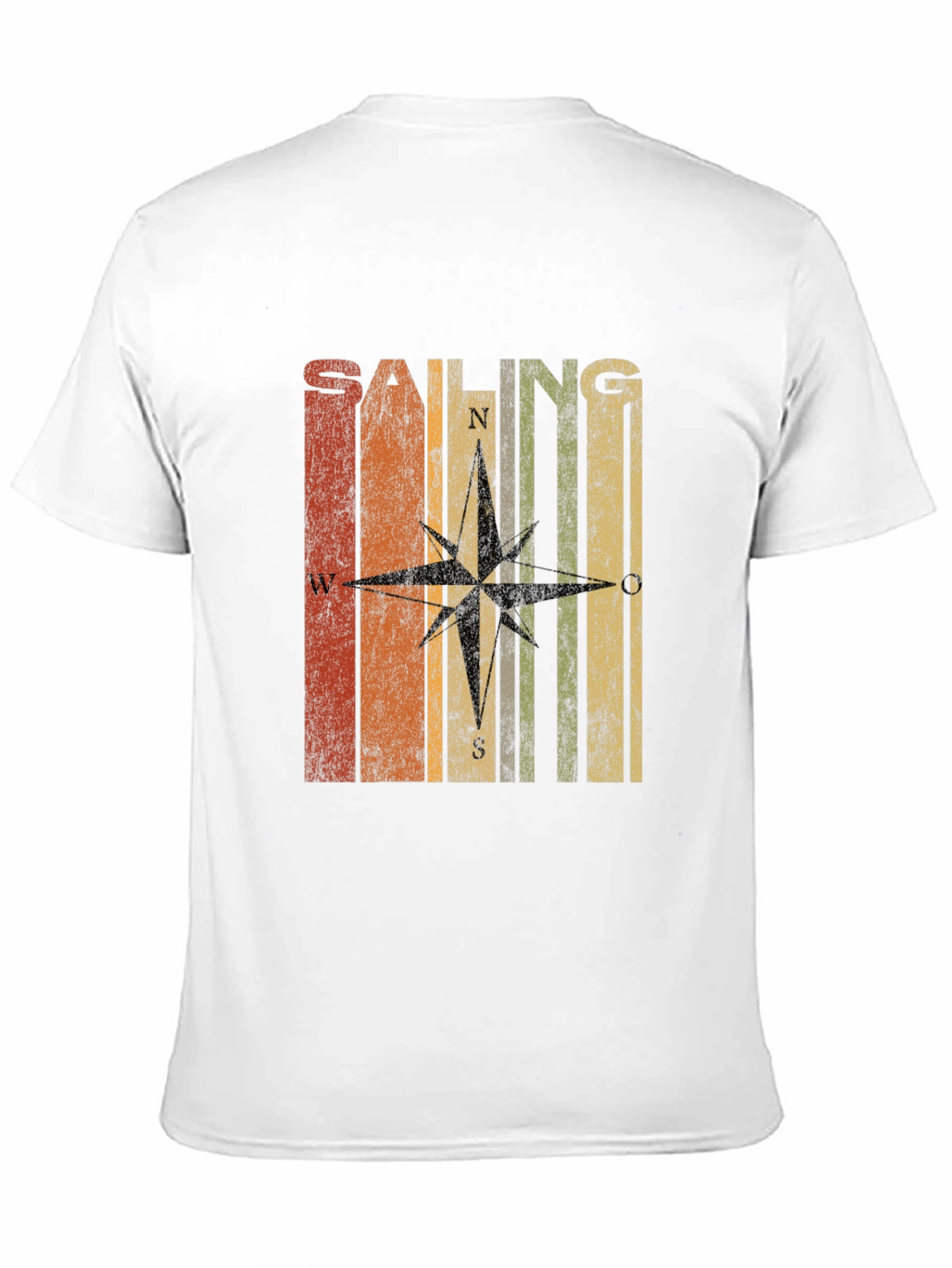 Retro Sailing Compass T-Shirt
