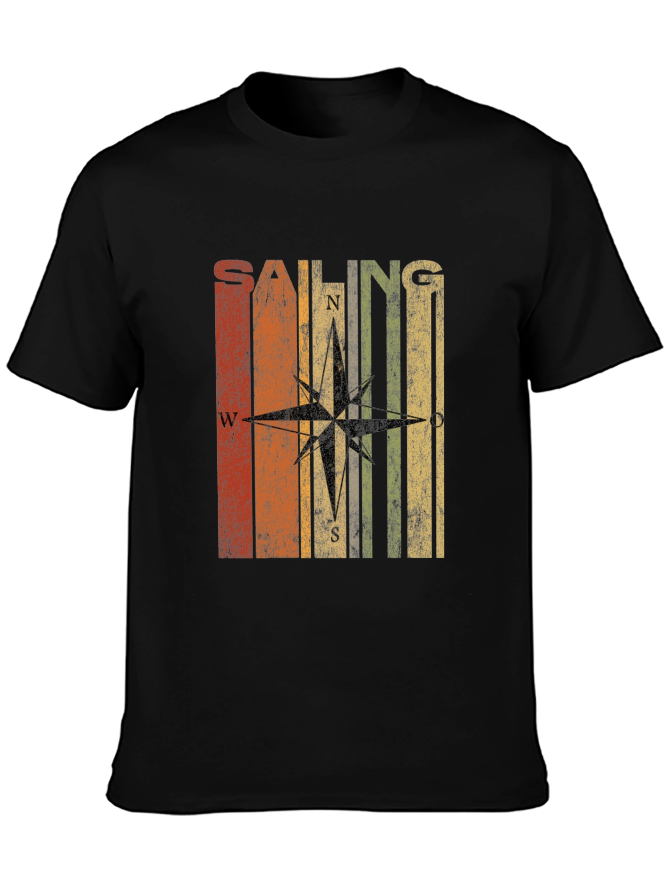 Retro Sailing Compass T-Shirt