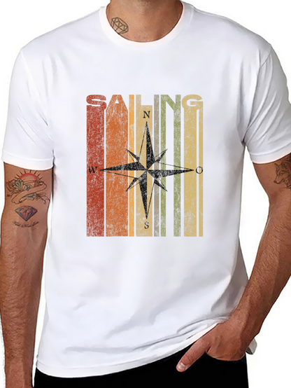 Retro Sailing Compass T-Shirt