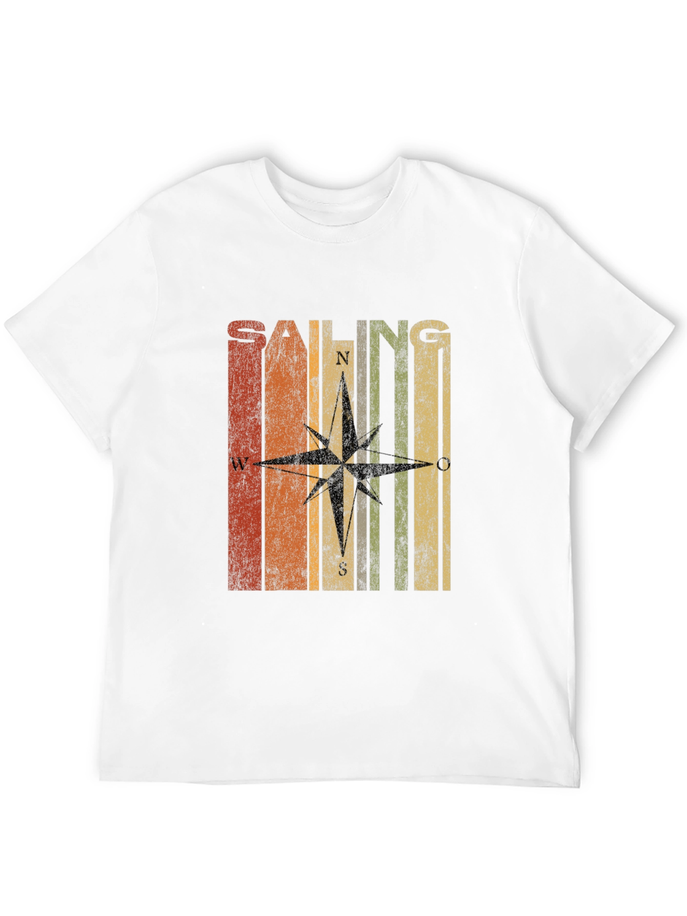 Retro Sailing Compass T-Shirt