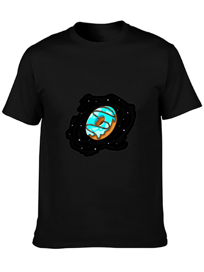 Donut Galaxy Black T-Shirt