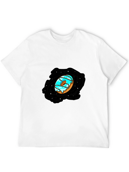 Donut Galaxy Black T-Shirt