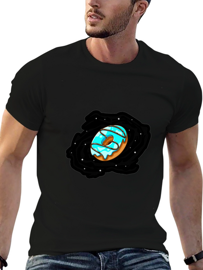 Donut Galaxy Black T-Shirt