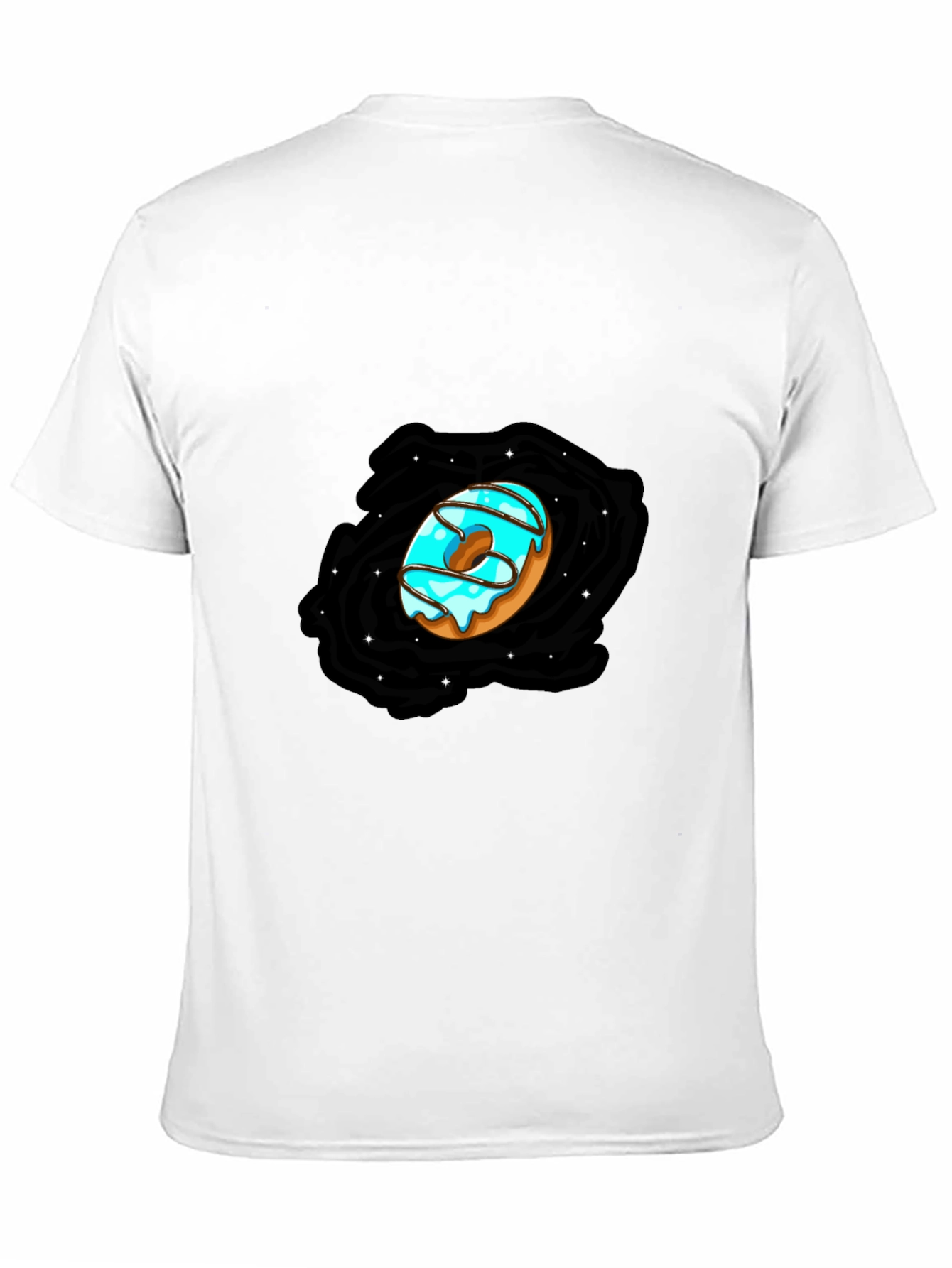 Donut Galaxy Black T-Shirt