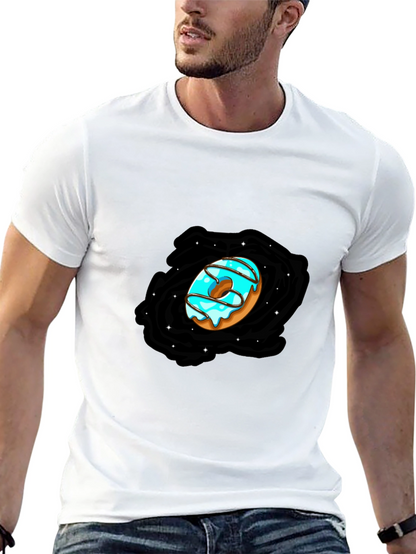 Donut Galaxy Black T-Shirt