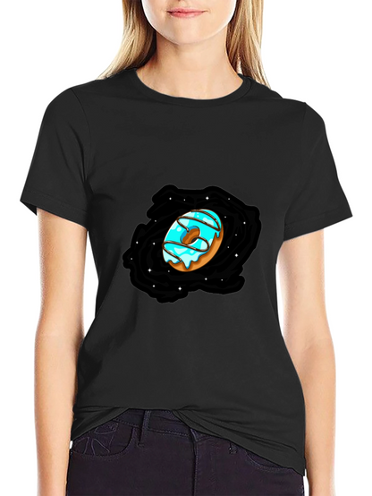 Donut Galaxy Black T-Shirt