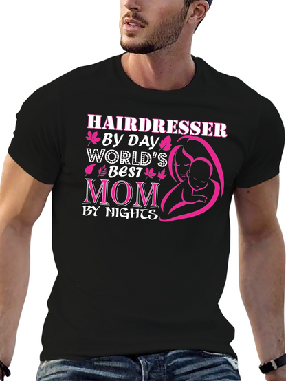 Hairdresser Mom Graphic T-Shirt - Mothers Day Gift