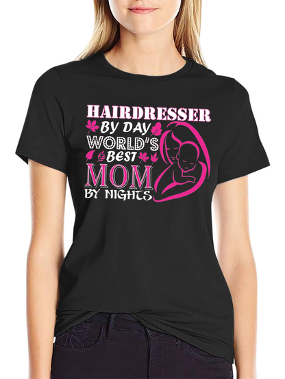 Hairdresser Mom Graphic T-Shirt - Mothers Day Gift