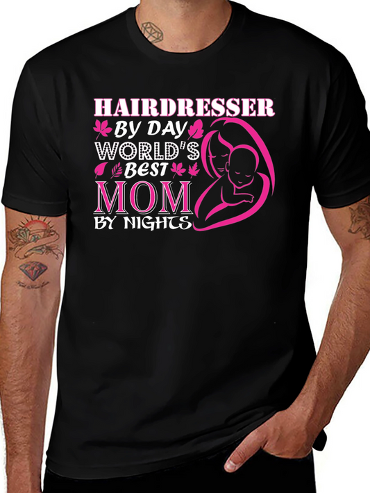 Hairdresser Mom Graphic T-Shirt - Mothers Day Gift