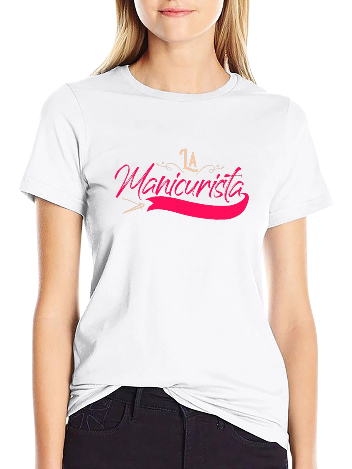 La Manicurista Black T-Shirt