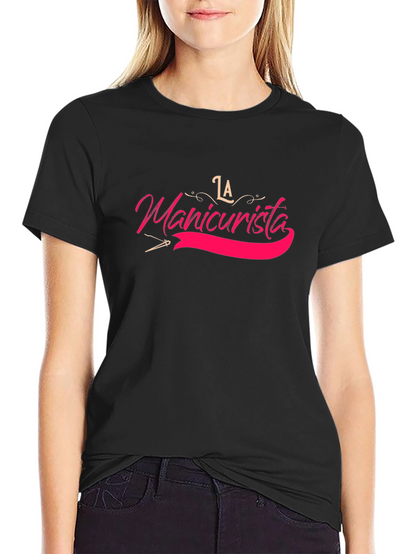 La Manicurista Black T-Shirt