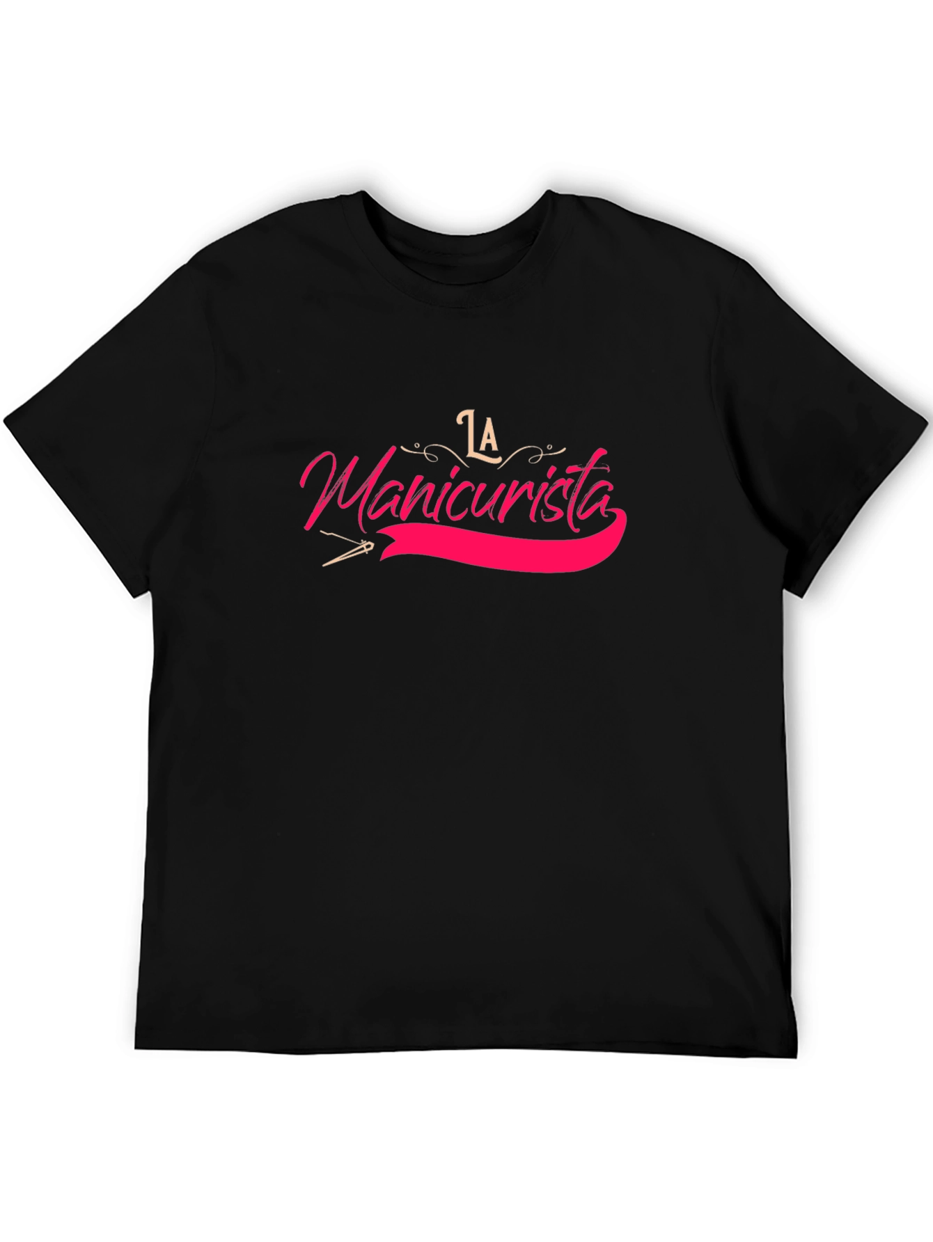 La Manicurista Black T-Shirt
