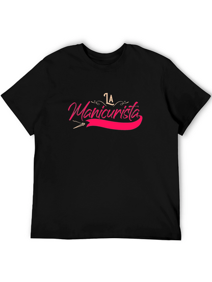 La Manicurista Black T-Shirt