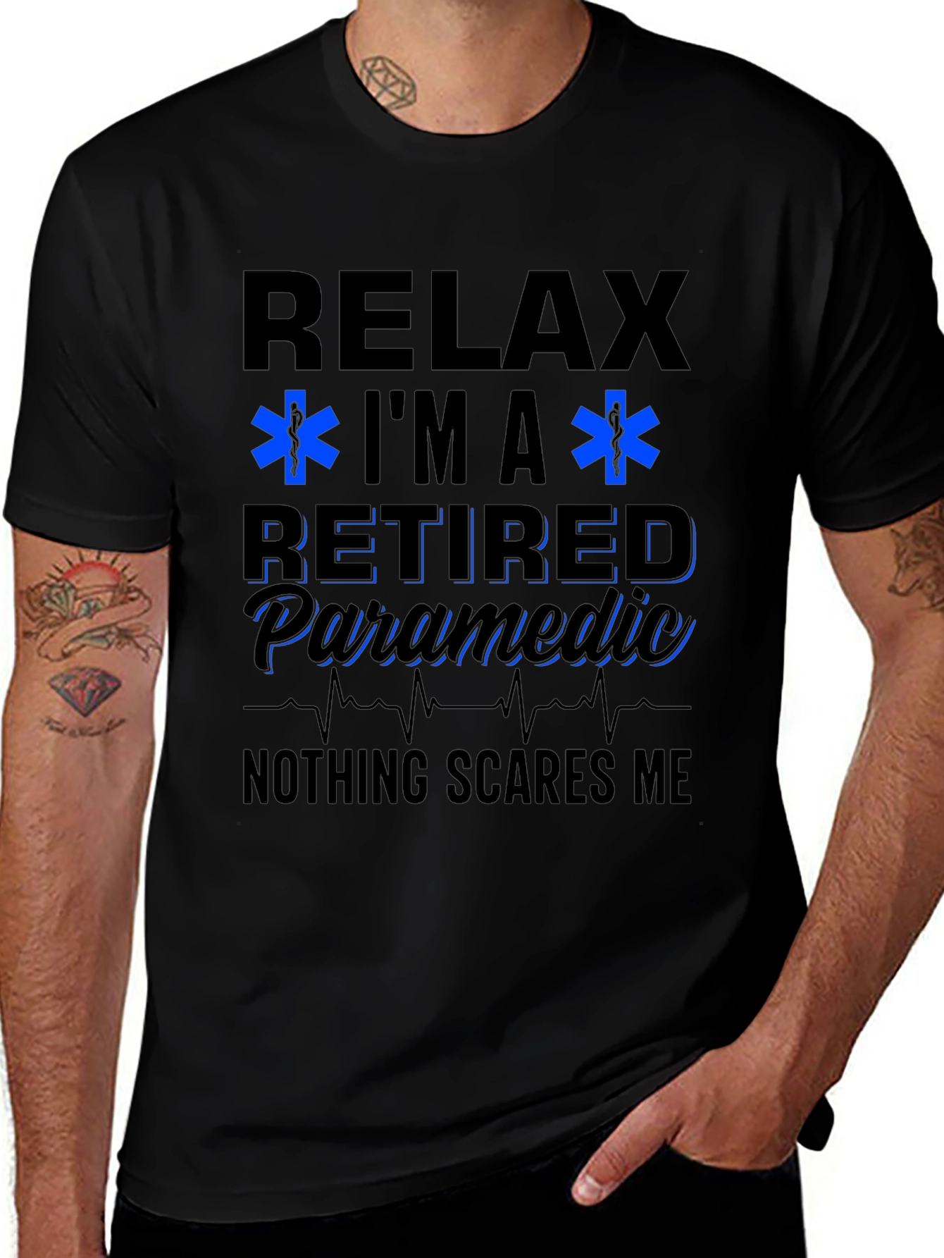 Relax Im a Retired Paramedic T-Shirt