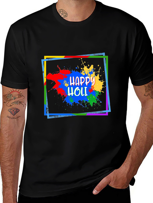 Happy Holi T-Shirt - Colorful Celebration Tee