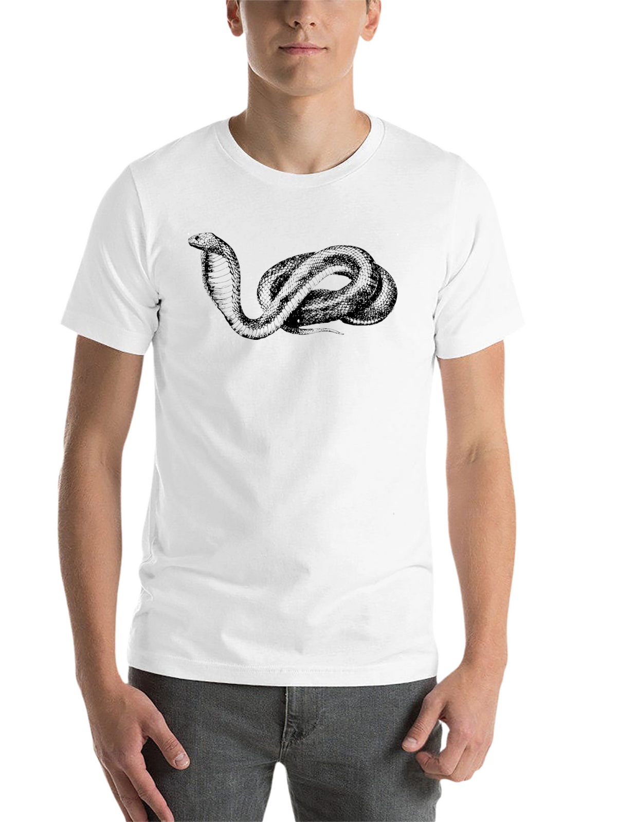 Cobra Graphic Tee - Stylish Snake Design