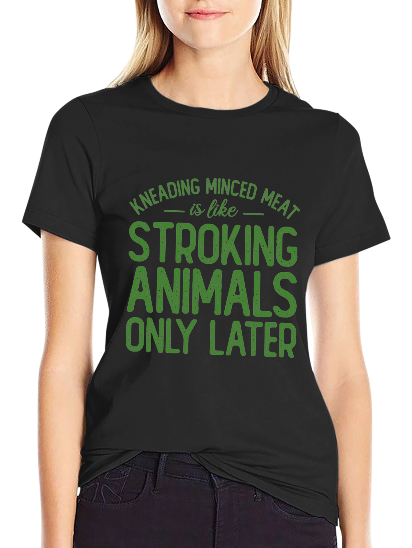 Kneading Minced Meat Graphic T-Shirt