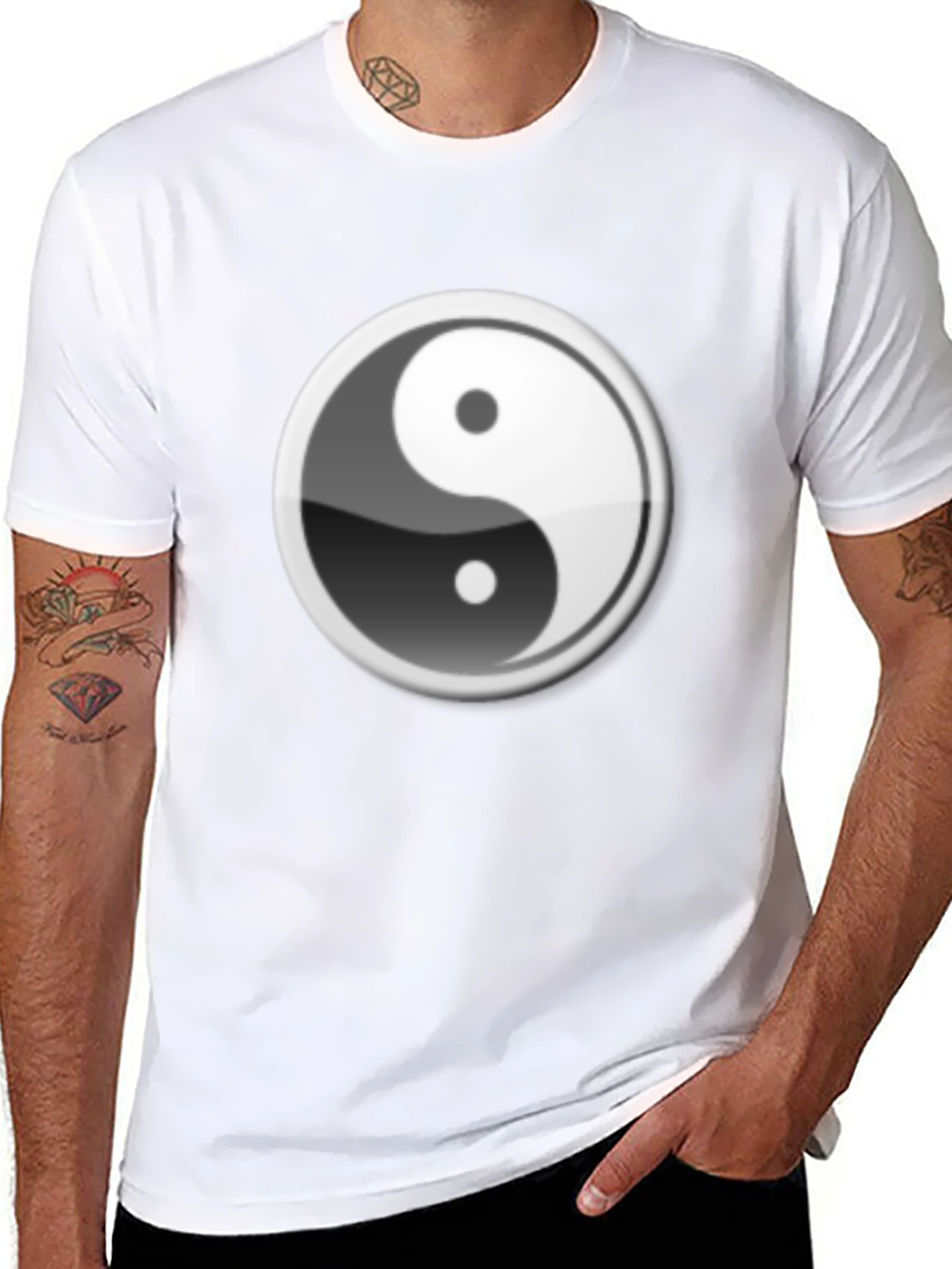 Yin Yang Graphic Tee - Classic Balance