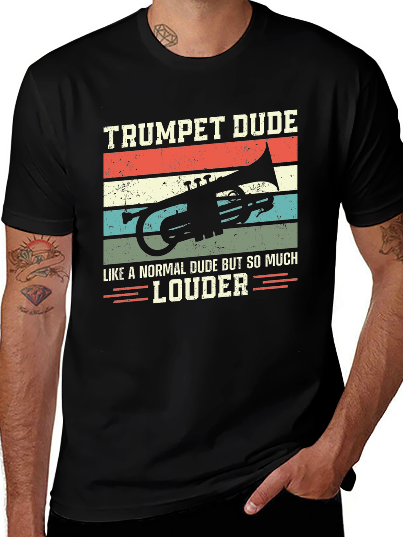 Trumpet Dude Graphic T-Shirt