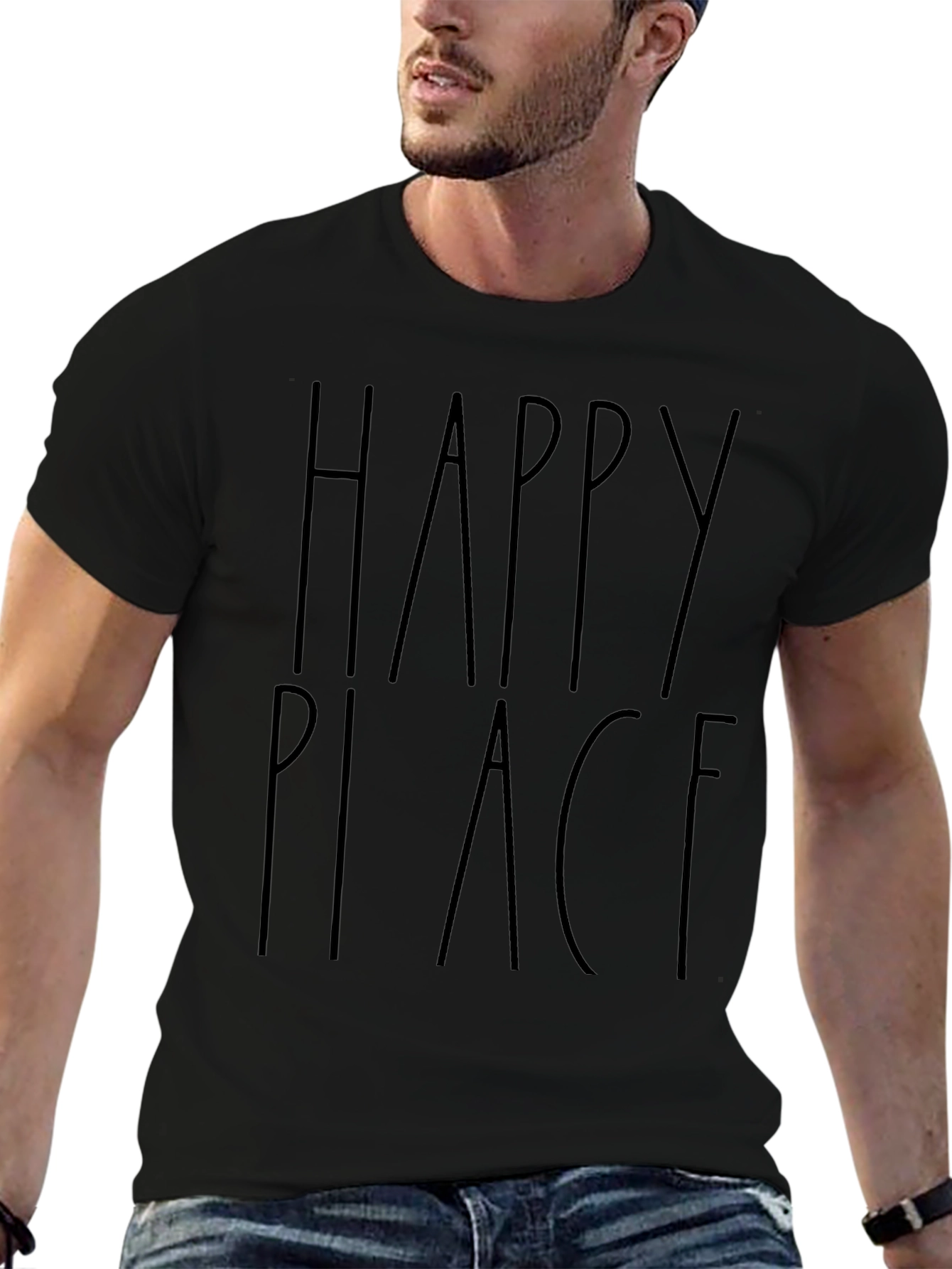 Happy Place Graphic Tee - Casual Comfort