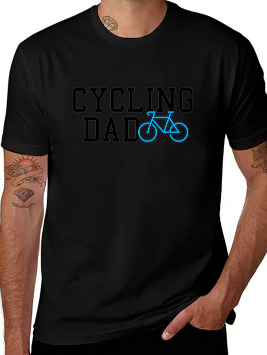 Cycling Dad Graphic T-Shirt - Black