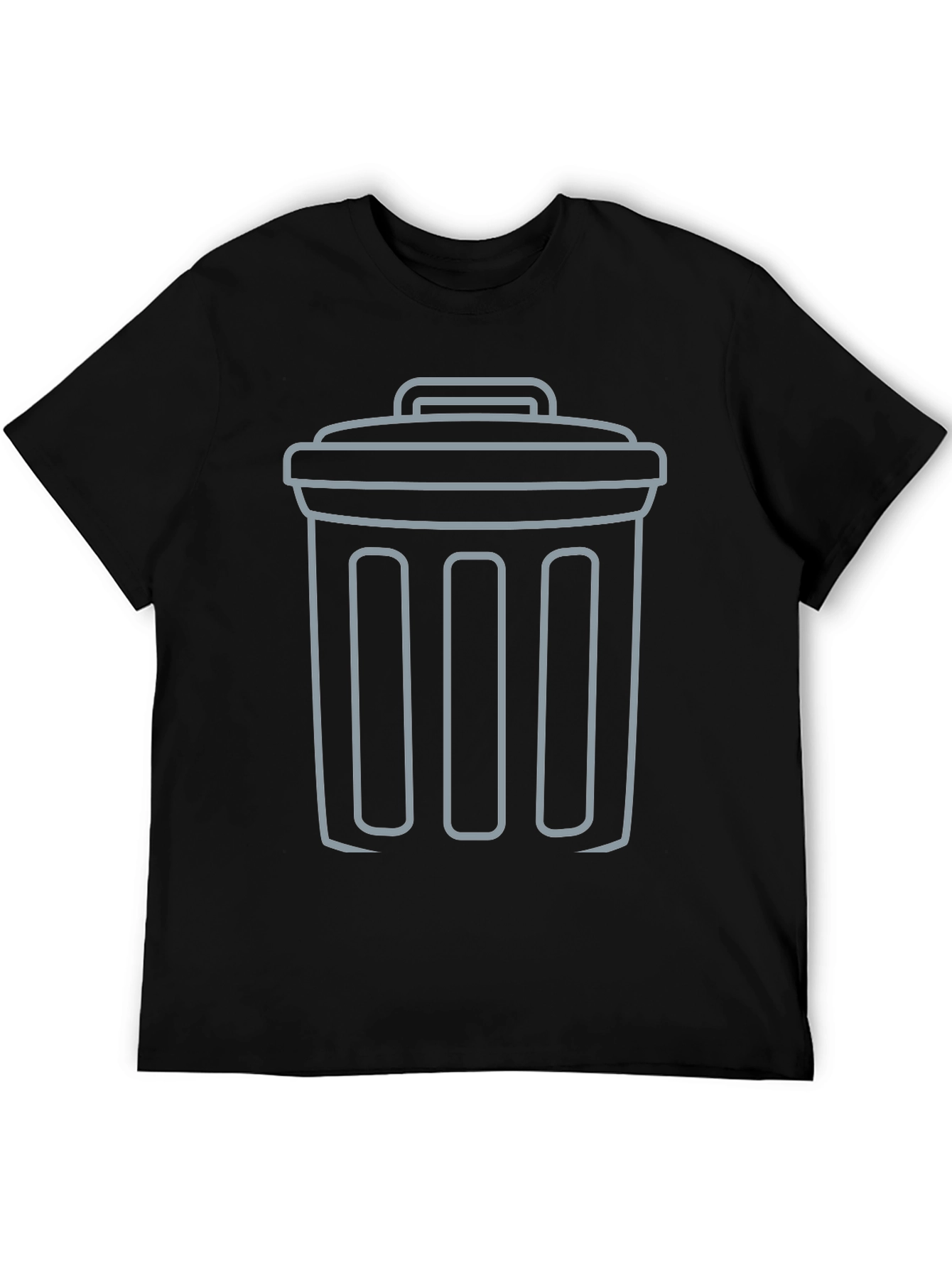 Trash Can Graphic Tee - Humor Shirt
