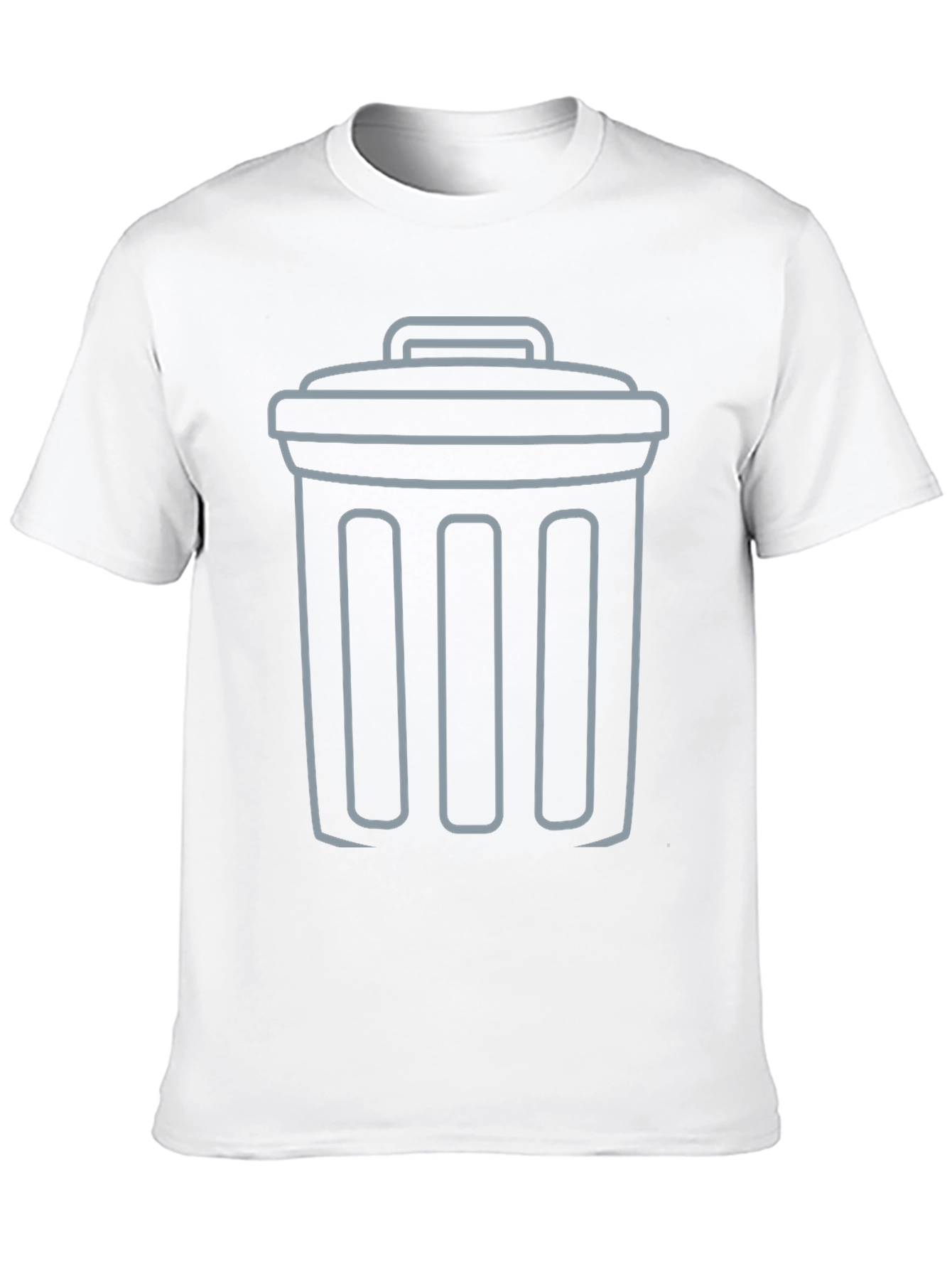 Trash Can Graphic Tee - Humor Shirt