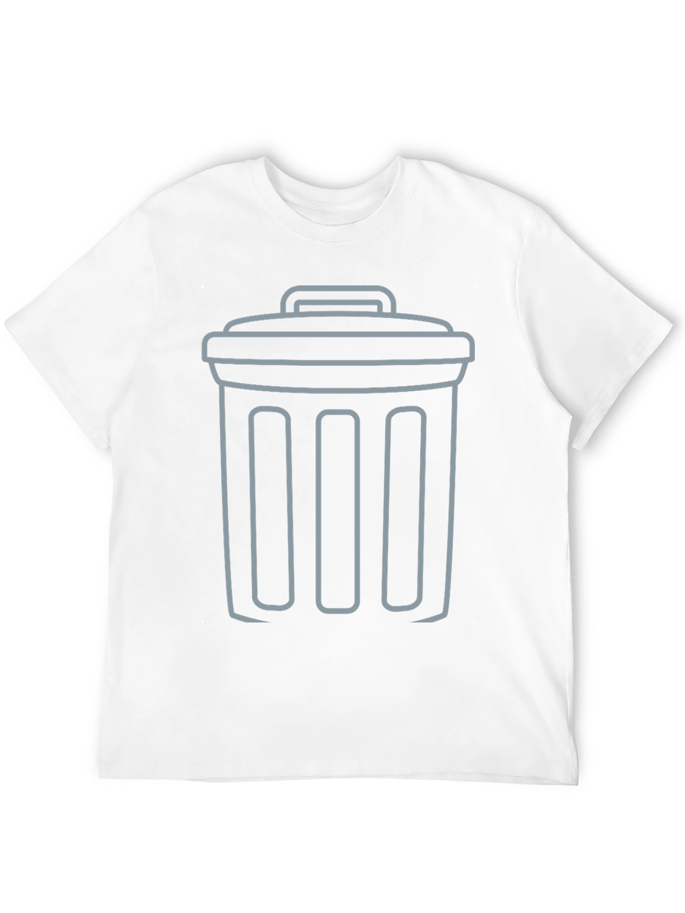 Trash Can Graphic Tee - Humor Shirt